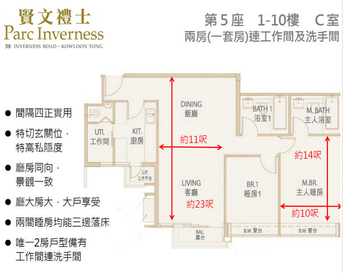 香港豪宅名校楼盘《贤文礼士》资料,户型,面积,价格